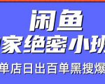 火焱社闲鱼独家绝密小班课-闲鱼单店日出百单黑搜爆破法-全网第一网赚项目资源库-中赚网 & 中创网 & 冒泡网 & 福缘网 - 小本轻创业与优质加盟项目首选平台