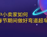 淘宝中小卖家如何利用春节期间做好弯道超车,如何做到月销售额20W+-全网第一网赚项目资源库-中赚网 & 中创网 & 冒泡网 & 福缘网 - 小本轻创业与优质加盟项目首选平台