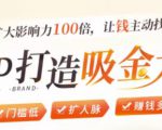 IP打造吸金术:0基础0资源,也能扩大影响力100倍,让钱主动找你!-全网第一网赚项目资源库-中赚网 & 中创网 & 冒泡网 & 福缘网 - 小本轻创业与优质加盟项目首选平台