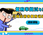 复购率超过45%,小商业获客复购训练营进阶课程-全网第一网赚项目资源库-中赚网 & 中创网 & 冒泡网 & 福缘网 - 小本轻创业与优质加盟项目首选平台