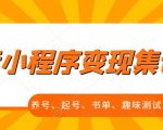 抖音小程序变现集训课,养号、起号、书单、趣味测试、视频剪辑,全套流程-全网第一网赚项目资源库-中赚网 & 中创网 & 冒泡网 & 福缘网 - 小本轻创业与优质加盟项目首选平台