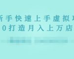 2022年虚拟项目实战指南,新手从0打造月入上万店铺-全网第一网赚项目资源库-中赚网 & 中创网 & 冒泡网 & 福缘网 - 小本轻创业与优质加盟项目首选平台