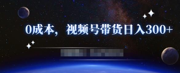 零基础视频号带货赚钱项目，0成本0门槛轻松日入300+【视频教程】-全网第一网赚项目资源库-中赚网 & 中创网 & 冒泡网 & 福缘网 - 小本轻创业与优质加盟项目首选平台