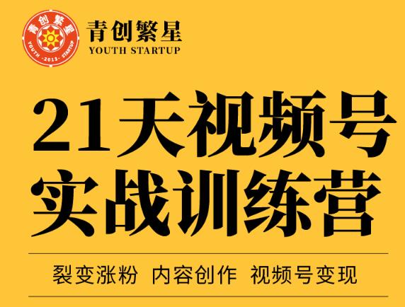 张萌21天视频号实战训练营，裂变涨粉、内容创作、视频号变现 价值298元-全网第一网赚项目资源库-中赚网 & 中创网 & 冒泡网 & 福缘网 - 小本轻创业与优质加盟项目首选平台