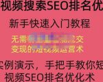 宋老师·短视频搜索SEO优化,教你10分钟创作一个短视频,三天排名上第一-全网第一网赚项目资源库-中赚网 & 中创网 & 冒泡网 & 福缘网 - 小本轻创业与优质加盟项目首选平台