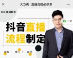 大力说·直播流程必修课，善用流程管理直播间，让工作更合规更高效-全网第一网赚项目资源库-中赚网 & 中创网 & 冒泡网 & 福缘网 - 小本轻创业与优质加盟项目首选平台