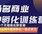 杨名商业IP孵化训练营,从商业到内容到转化一站式学 价值5980元-全网第一网赚项目资源库-中赚网 & 中创网 & 冒泡网 & 福缘网 - 小本轻创业与优质加盟项目首选平台