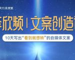李欣频|文案创造课,0基础可报10天写出“看到就想转”的自媒体文案-全网第一网赚项目资源库-中赚网 & 中创网 & 冒泡网 & 福缘网 - 小本轻创业与优质加盟项目首选平台