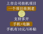 正规挂机项目,支持手机电脑一起挂,支持虚拟机多开,可以挂到老-全网第一网赚项目资源库-中赚网 & 中创网 & 冒泡网 & 福缘网 - 小本轻创业与优质加盟项目首选平台