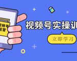 微信视频号实操训练营:视频号起号运营纯干货玩法!-全网第一网赚项目资源库-中赚网 & 中创网 & 冒泡网 & 福缘网 - 小本轻创业与优质加盟项目首选平台