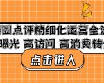 美团点评精细化运营全流程:高曝光高访问高消费转化-全网第一网赚项目资源库-中赚网 & 中创网 & 冒泡网 & 福缘网 - 小本轻创业与优质加盟项目首选平台