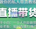 硬核传媒·直播带货(私人教练),实操实战教学,通俗易懂,学完后新手小白一个人也能做带货-全网第一网赚项目资源库-中赚网 & 中创网 & 冒泡网 & 福缘网 - 小本轻创业与优质加盟项目首选平台