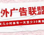 外面收费1980的最新国外LEAD广告联盟搬砖项目,单号一天至少30美金【详细玩法教程】-全网第一网赚项目资源库-中赚网 & 中创网 & 冒泡网 & 福缘网 - 小本轻创业与优质加盟项目首选平台