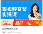 小秋·短视频文案实操课,从0到1教你做短视频的经验技巧-全网第一网赚项目资源库-中赚网 & 中创网 & 冒泡网 & 福缘网 - 小本轻创业与优质加盟项目首选平台