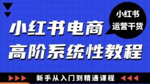 小红书电商高阶系统教程,新手从入门到精通系统课-全网第一网赚项目资源库-中赚网 & 中创网 & 冒泡网 & 福缘网 - 小本轻创业与优质加盟项目首选平台