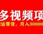 多多带货视频快速50爆款拿带货资格,搬运带货,月入30000【全套脚本+详细玩法】-全网第一网赚项目资源库-中赚网 & 中创网 & 冒泡网 & 福缘网 - 小本轻创业与优质加盟项目首选平台