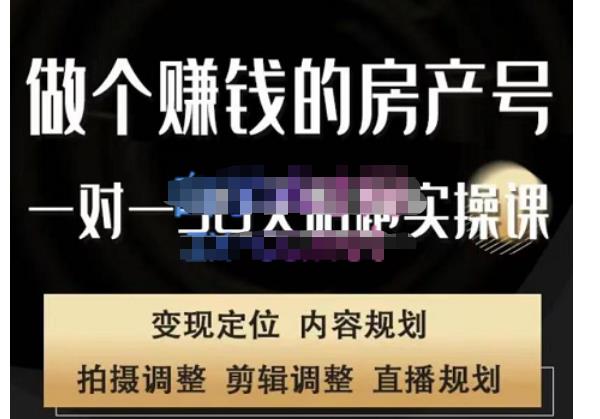 刘广标·同城房产号线上陪跑课，拍摄、剪辑、写文案、直播，做一个具有潜力价值的房产号-全网第一网赚项目资源库-中赚网 & 中创网 & 冒泡网 & 福缘网 - 小本轻创业与优质加盟项目首选平台