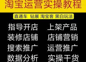 2023淘宝开店教程0基础到高级全套视频网店电商运营培训教学课程-全网第一网赚项目资源库-中赚网 & 中创网 & 冒泡网 & 福缘网 - 小本轻创业与优质加盟项目首选平台