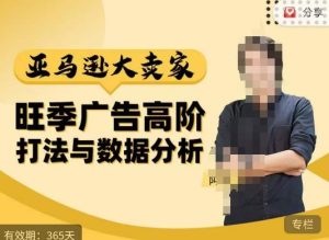 阿甘·亚马逊大卖家广告高阶打法与数据分析，走出传统广告误区；揭秘大卖惯用打法；数据驱动广告决策-全网第一网赚项目资源库-中赚网 & 中创网 & 冒泡网 & 福缘网 - 小本轻创业与优质加盟项目首选平台