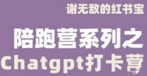 谢无敌ChatGPT打卡营,教你更好地使用ChatGPT来提高工作效率-全网第一网赚项目资源库-中赚网 & 中创网 & 冒泡网 & 福缘网 - 小本轻创业与优质加盟项目首选平台