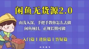 闲鱼无货源最新玩法,从入门到精通,由浅入深教你怎么去做【揭秘】-全网第一网赚项目资源库-中赚网 & 中创网 & 冒泡网 & 福缘网 - 小本轻创业与优质加盟项目首选平台