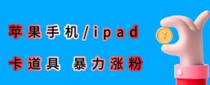 最新利用苹果手机/ipad的ios系统，卡道具搬短视频，百分百过原创-全网第一网赚项目资源库-中赚网 & 中创网 & 冒泡网 & 福缘网 - 小本轻创业与优质加盟项目首选平台