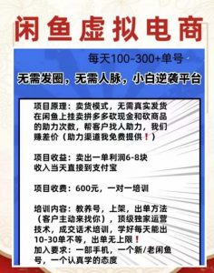 外边收费600多的闲鱼新玩法虚似电商之拼多多助力项目,单号100-300元-全网第一网赚项目资源库-中赚网 & 中创网 & 冒泡网 & 福缘网 - 小本轻创业与优质加盟项目首选平台