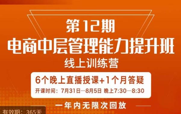 陈少珊·电商中层管理能力提升班，学习对象-电商公司各个岗位的主管，20人人以内的电商公司老板-全网第一网赚项目资源库-中赚网 & 中创网 & 冒泡网 & 福缘网 - 小本轻创业与优质加盟项目首选平台