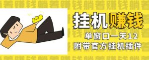美金挂机项目,单窗口一天12,官方免费插件自动运行,对小白友好【揭秘】-全网第一网赚项目资源库-中赚网 & 中创网 & 冒泡网 & 福缘网 - 小本轻创业与优质加盟项目首选平台