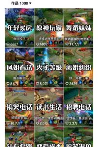 副业拆解:抖音王者荣耀游戏变现副业项目,视频版一条龙实操玩法分享给你-全网第一网赚项目资源库-中赚网 & 中创网 & 冒泡网 & 福缘网 - 小本轻创业与优质加盟项目首选平台