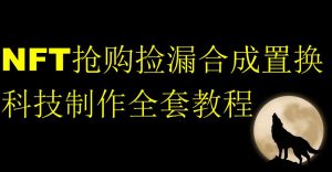 NFT抢购捡漏合成置换科技制作全套教程-全网第一网赚项目资源库-中赚网 & 中创网 & 冒泡网 & 福缘网 - 小本轻创业与优质加盟项目首选平台
