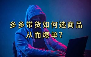 多多视频带货选什么商品链接才能爆单，10分钟教会你，爆单不是浮云【揭秘】-全网第一网赚项目资源库-中赚网 & 中创网 & 冒泡网 & 福缘网 - 小本轻创业与优质加盟项目首选平台