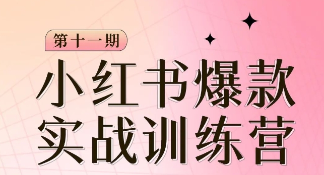 小红书博主爆款训练营第11期，手把手教你从0-1做小红书，从定位到起号到变现-全网第一网赚项目资源库-中赚网 & 中创网 & 冒泡网 & 福缘网 - 小本轻创业与优质加盟项目首选平台