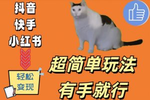 超简单玩法,有手就行,靠猫咪视频日入500+【揭秘】-全网第一网赚项目资源库-中赚网 & 中创网 & 冒泡网 & 福缘网 - 小本轻创业与优质加盟项目首选平台