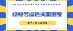 外面收费2980的项目,视频号虚拟资源掘金,一单69元单月收益过W【揭秘】-全网第一网赚项目资源库-中赚网 & 中创网 & 冒泡网 & 福缘网 - 小本轻创业与优质加盟项目首选平台