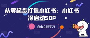 从零起步打造小红书：小红书冷启动SOP-全网第一网赚项目资源库-中赚网 & 中创网 & 冒泡网 & 福缘网 - 小本轻创业与优质加盟项目首选平台