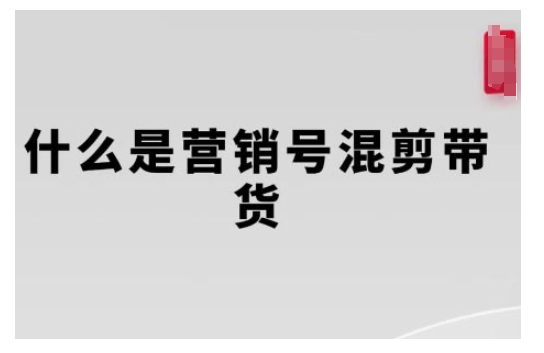 营销号混剪带货，从内容创作到流量变现的全流程，教你用营销号形式做混剪带货-全网第一网赚项目资源库-中赚网 & 中创网 & 冒泡网 & 福缘网 - 小本轻创业与优质加盟项目首选平台
