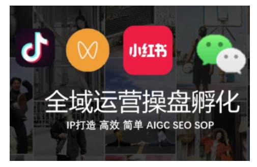 全域运营操盘(抖音+私域+小红书)，IP打造高效简单-全网第一网赚项目资源库-中赚网 & 中创网 & 冒泡网 & 福缘网 - 小本轻创业与优质加盟项目首选平台