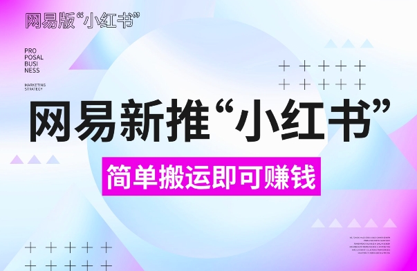 网易官方新推“小红书”，搬运即有收益，新手小白千万别错过(附详细教程)【揭秘】-全网第一网赚项目资源库-中赚网 & 中创网 & 冒泡网 & 福缘网 - 小本轻创业与优质加盟项目首选平台