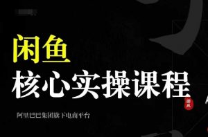 2024闲鱼核心实操课程,从养号、选品、发布、销售,教你做一个出单的闲鱼号-全网第一网赚项目资源库-中赚网 & 中创网 & 冒泡网 & 福缘网 - 小本轻创业与优质加盟项目首选平台
