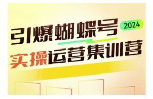 引爆蝴蝶号实操运营,助力你深度掌握蝴蝶号运营,实现高效实操,开启流量变现之路-全网第一网赚项目资源库-中赚网 & 中创网 & 冒泡网 & 福缘网 - 小本轻创业与优质加盟项目首选平台