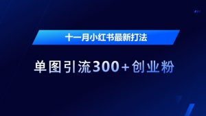 十一月小红书最新打法,单图引流300+创业粉【揭秘】-全网第一网赚项目资源库-中赚网 & 中创网 & 冒泡网 & 福缘网 - 小本轻创业与优质加盟项目首选平台