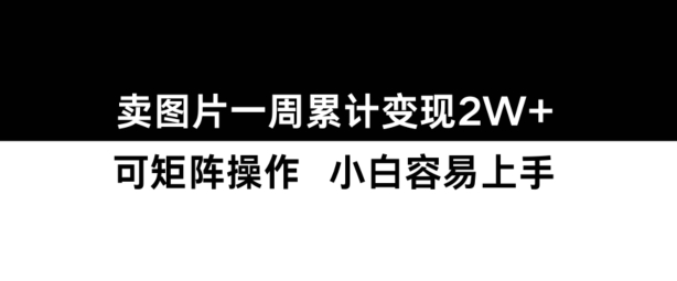 小红书【卖图片】一周累计变现2W+小白易上手-全网第一网赚项目资源库-中赚网 & 中创网 & 冒泡网 & 福缘网 - 小本轻创业与优质加盟项目首选平台