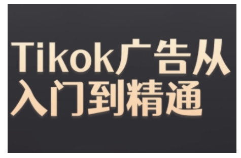 Tiktok Ads实操教程，Tiktok广告从入门到精通-全网第一网赚项目资源库-中赚网 & 中创网 & 冒泡网 & 福缘网 - 小本轻创业与优质加盟项目首选平台
