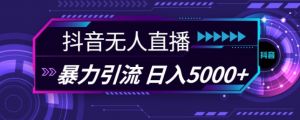 抖音快手视频号全平台通用无人直播引流法,利用图片模板和语音话术,暴力日引流100+创业粉【揭秘】-全网第一网赚项目资源库-中赚网 & 中创网 & 冒泡网 & 福缘网 - 小本轻创业与优质加盟项目首选平台