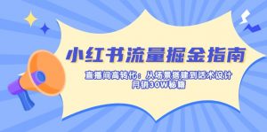 小红书流量掘金指南:直播间高转化:从场景搭建到话术设计,月销30W秘籍-全网第一网赚项目资源库-中赚网 & 中创网 & 冒泡网 & 福缘网 - 小本轻创业与优质加盟项目首选平台