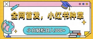 小红书种草,手机项目,日入3张,复制黏贴即可,可矩阵操作,动手不动脑【揭秘】-全网第一网赚项目资源库-中赚网 & 中创网 & 冒泡网 & 福缘网 - 小本轻创业与优质加盟项目首选平台