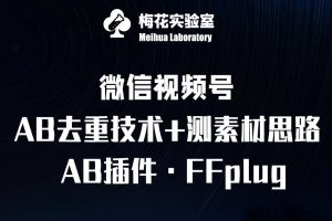 视频号连怼玩法-FFplug玩法AB插件使用+测素材教程-梅花实验室社群专享课-全网第一网赚项目资源库-中赚网 & 中创网 & 冒泡网 & 福缘网 - 小本轻创业与优质加盟项目首选平台