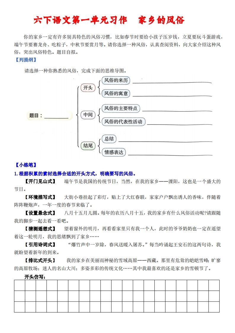 六下语文【单元习作小练笔】-全网第一网赚项目资源库-中赚网 & 中创网 & 冒泡网 & 福缘网 - 小本轻创业与优质加盟项目首选平台