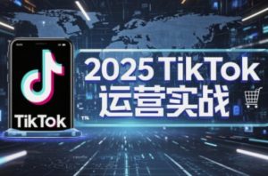 2025TikTok电商运营，掌握TikTok店铺运营核心技巧，实现低成本高转化-全网第一网赚项目资源库-中赚网 & 中创网 & 冒泡网 & 福缘网 - 小本轻创业与优质加盟项目首选平台